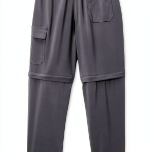 Columbia Boys' Convertible Hiking Pants - City Grey, X-Small-1