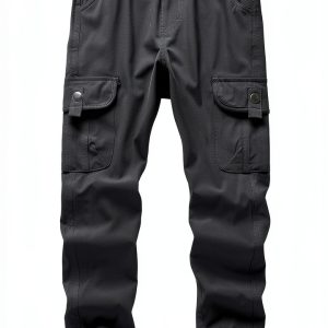 Boys Hiking Pants by Linlon - UPF 50+ Sun Protection, Water-Resistant,-0