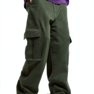 Adventure Kids Army Green Youth T-Shirt Size 8-16 Years-0