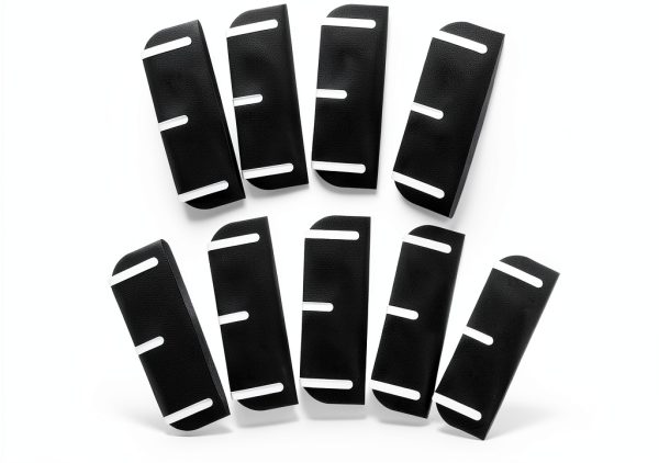 10pcs 8.9cm/3.5 Inch Door Hinge Shims, Adjustable PVC Hinge Spacers Parts Replacement for Interior Door Repair Alignment Gap Filling & Draft Prevention-0