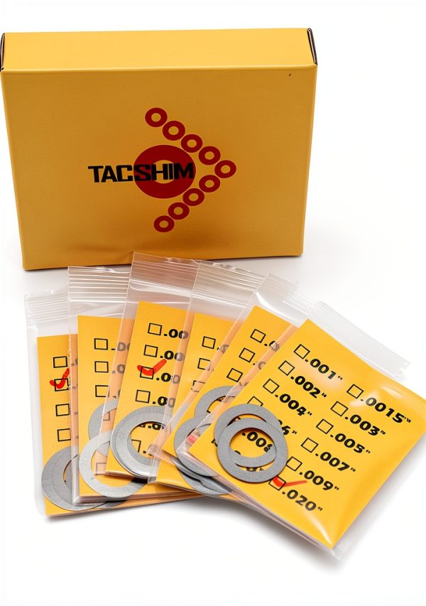 1/2x28 Barrel Shim Kit TACSHIM 304 Stainless Steel 14-Pack Set-8