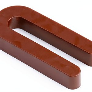 3-1/2" Plastic Horseshoe Shim Glazelock – Brown Polystyrene, 250 pcs-0