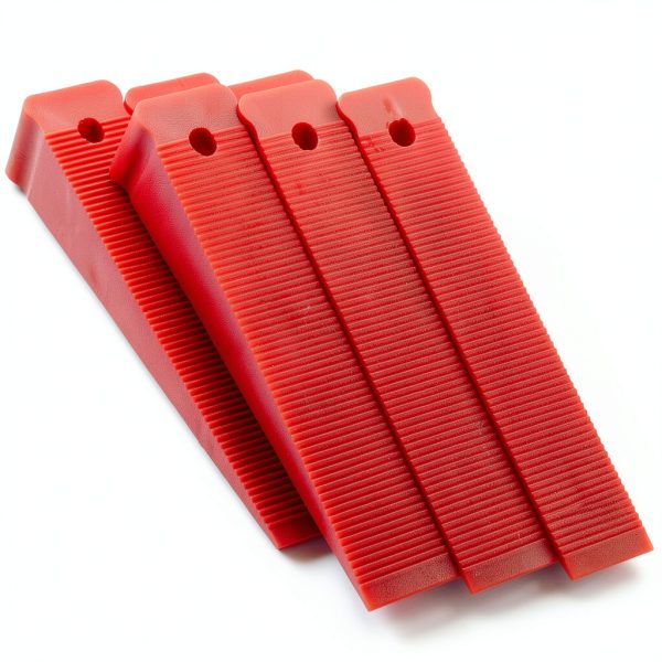 Red Plastic Composite Shims XIYAOXI – Extreme Load, Never Rot, 6‑Pack-3