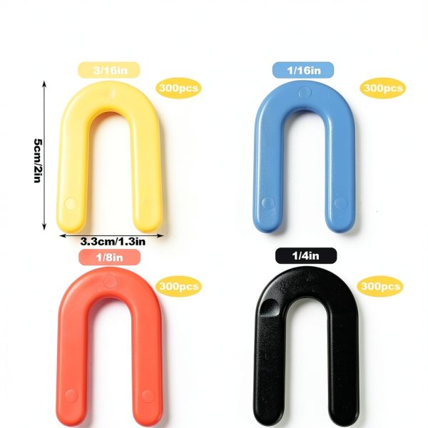 Horseshoe Shims Color‑Coded Plastic Shims by 2 MULE TEAM 1/16‑1/4-4