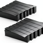 Composite Shims (72 Pack) - Hard Composite Shims for Home Improvement Never Rot for Leveling Restaurant Table- Table Wedges - DIY Furniture Levelers-0