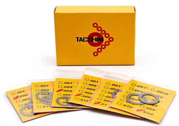 1/2x28 Barrel Shim Kit TACSHIM 304 Stainless Steel 14-Pack Set-4