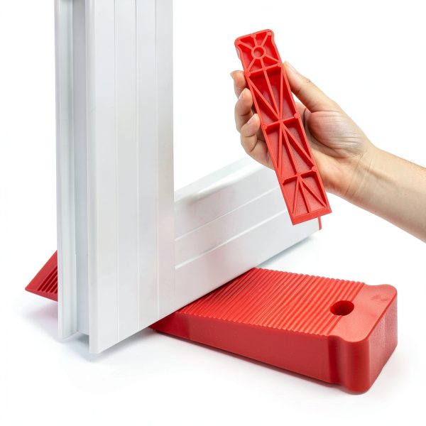 Red Plastic Composite Shims XIYAOXI – Extreme Load, Never Rot, 6‑Pack-5