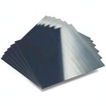 Spring Steel 1095 Shim Sheet Assortment, Blue Tempered, Polished Finish, Spring Steel Shim Stock, 0.004", 0.008", 0.015", 0.02", 0.024", 0.03" Thick, 6" Width, 6" Length, 6 Pieces-0