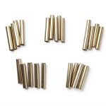 LAB Curved Shims LSMOV25 0.0015 Stainless Steel 25 Piece Silver Set-0