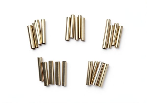 LAB Curved Shims LSMOV25 0.0015 Stainless Steel 25 Piece Silver Set-0